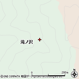 秋田県湯沢市下関（滝ノ沢）周辺の地図