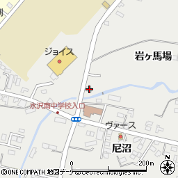 岩手県奥州市胆沢小山岩ヶ馬場8周辺の地図