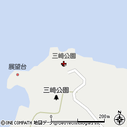 三崎公園キャンプ場周辺の地図