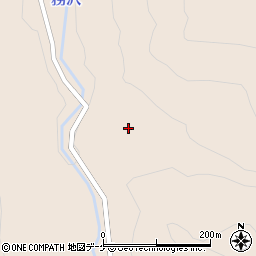 秋田県湯沢市関口務沢周辺の地図