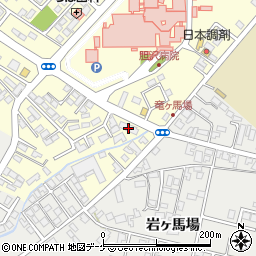 岩手県水沢警察署龍ケ馬場宿舎周辺の地図