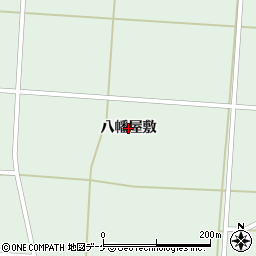 岩手県奥州市胆沢若柳（八幡屋敷）周辺の地図