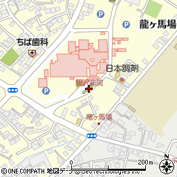 胆沢病院周辺の地図