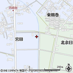 岩手県奥州市水沢真城宮田78周辺の地図