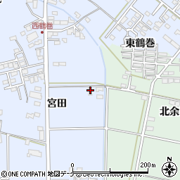 岩手県奥州市水沢真城宮田77周辺の地図