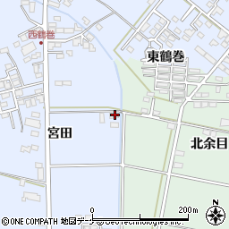 岩手県奥州市水沢真城宮田77-1周辺の地図