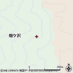 秋田県湯沢市下関畑ケ沢周辺の地図