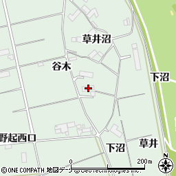 岩手県奥州市水沢羽田町草井沼114周辺の地図