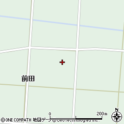 岩手県奥州市胆沢若柳前田周辺の地図