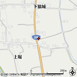秋田県湯沢市三梨町下猿城47周辺の地図