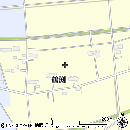 岩手県奥州市水沢（鶴渕）周辺の地図