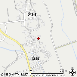宮田簡易郵便局周辺の地図
