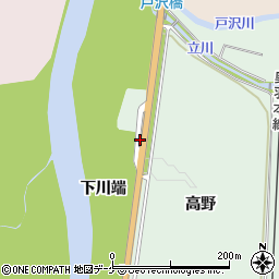 国道１３号線周辺の地図