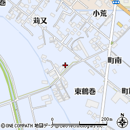 岩手県奥州市水沢真城東鶴巻周辺の地図