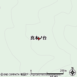 秋田県湯沢市下関真木ノ台周辺の地図