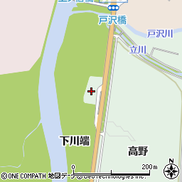 秋田県湯沢市下関下川端周辺の地図