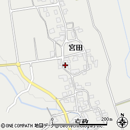 秋田県湯沢市三梨町宮田27周辺の地図