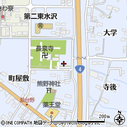 岩手県奥州市水沢真城町屋敷153-1周辺の地図