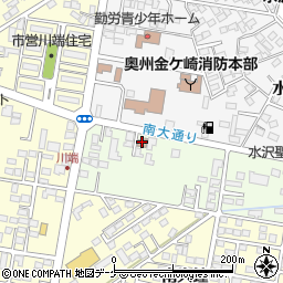 水沢大鐘郵便局 ＡＴＭ周辺の地図