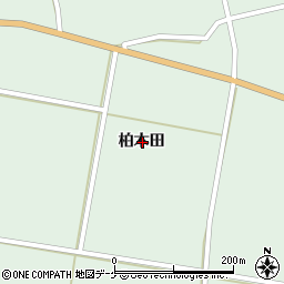 岩手県奥州市胆沢若柳柏木田周辺の地図