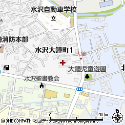 警察アパート周辺の地図