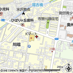 東北銀行南水沢支店周辺の地図