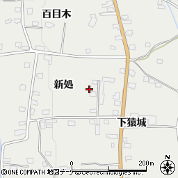 秋田県湯沢市三梨町新処40周辺の地図