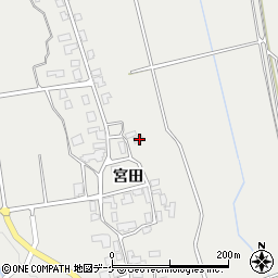 秋田県湯沢市三梨町宮田83周辺の地図