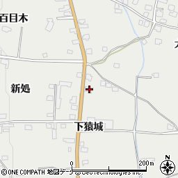 秋田県湯沢市三梨町下猿城29-1周辺の地図