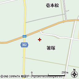 岩手県奥州市胆沢若柳箸塚73周辺の地図