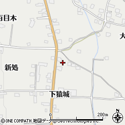 秋田県湯沢市三梨町下猿城29-4周辺の地図
