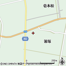 岩手県奥州市胆沢若柳箸塚74周辺の地図