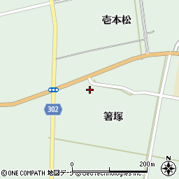岩手県奥州市胆沢若柳箸塚64周辺の地図