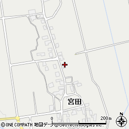 秋田県湯沢市三梨町宮田75周辺の地図