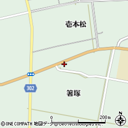 岩手県奥州市胆沢若柳箸塚2周辺の地図