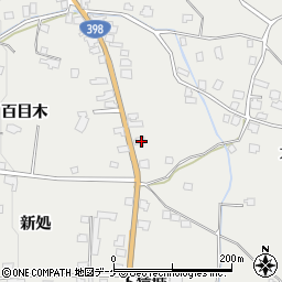 秋田県湯沢市三梨町百目木78周辺の地図