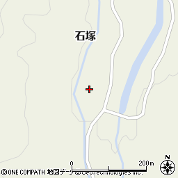 秋田県湯沢市石塚梺周辺の地図