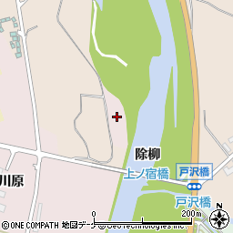 秋田県湯沢市山田若狭周辺の地図