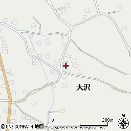 秋田県湯沢市三梨町蟹沢141周辺の地図