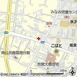 岩手県奥州市水沢福原1周辺の地図