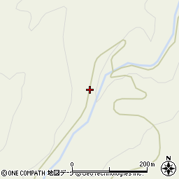 大石沢周辺の地図