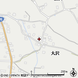 秋田県湯沢市三梨町蟹沢143周辺の地図