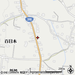 秋田県湯沢市三梨町百目木94周辺の地図