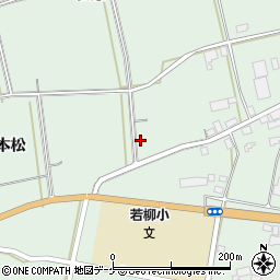 胆沢若柳簡易郵便局周辺の地図