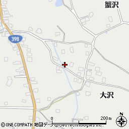 秋田県湯沢市三梨町蟹沢169-3周辺の地図