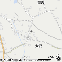 秋田県湯沢市三梨町蟹沢144周辺の地図