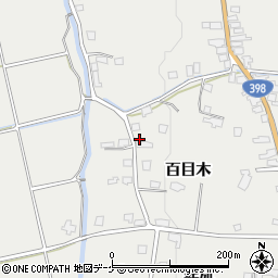 秋田県湯沢市三梨町百目木79周辺の地図