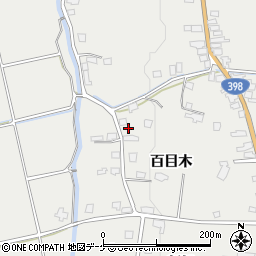 秋田県湯沢市三梨町百目木22周辺の地図