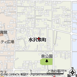 〒023-0824 岩手県奥州市水沢泉町の地図