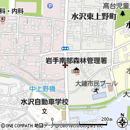 中上野周辺の地図